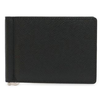 Louis Vuitton Black Noir Taiga Leather Bill Wallet (Bi-Fold) (Pre-Owned)