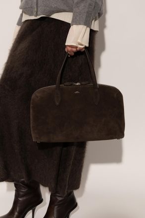 Toteme Suede Handbag, Womens, Brown