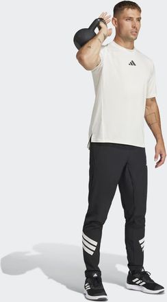 adidas adidas Performance - Icon - Pantaloni neri / bianchi con 3 strisce-Nero