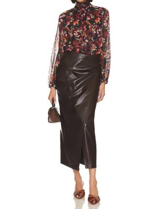 Misa Lulu Top In Libra Flower