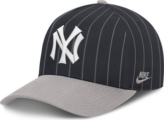 Nike New York Yankees Cooperstown Rise Nike Mens MLB A-Frame Adjustable Hat in Blue | NB1D19N6N27-JC9