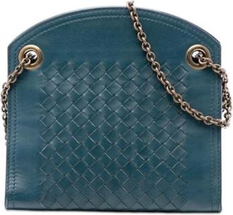 Bottega Veneta Pre-owned Wallets, female, Blue, Size: ONE SIZE Pre-owned Chain Wallet