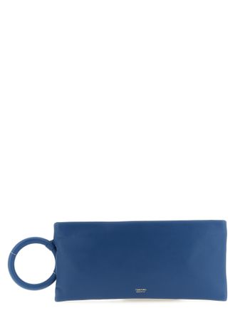 Tom Ford Blue Lambskin Clutch Womens Bag