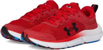 Under Armour UA BGS Assert 10 Mens Running Shoes, 602 Red Blue Atlantis Black, 36 EU