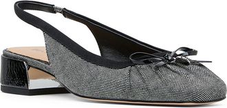 Donald J Pliner Dara Slingback Square Toe Pump in Black at Nordstrom Rack, Size 7.5