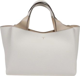 Tod's Tods, Tote Bags, female, White, Size: ONE SIZE Apa Mini 2-Handle Bag
