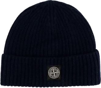 Stone Island Berretto con toppa con logo Stone Island