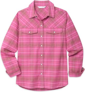 Stio Womens Slipstone Midweight Flannel Shirt