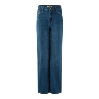 Riani Jeans, Dames, Blauw, L, Denim, Authentic Denim Wide Fit Jeans