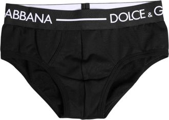 Dolce & Gabbana Brief - Heren - Onderbroek - Zwart - S - Katoen - Ondergoed