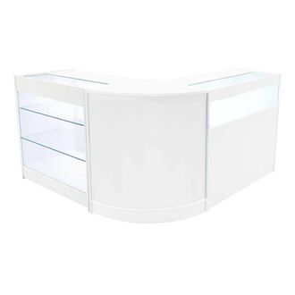 MonsterShop Triton LED Shop Counter Set K900, B900 & CM60 - White