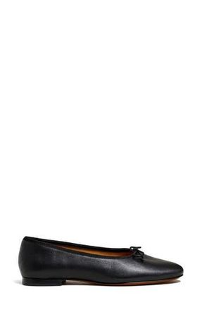 Madewell The April Ballet Flat in True Black at Nordstrom Rack, Size 10