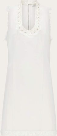 Ferragamo Women Short denim dress White
