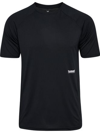 Hummel Trainingsshirt HUMMEL HMLPULSE WORKOUT T-SHIRT S/S, Damen, Gr. XXL (44), schwarz, Obermaterial: 100% Polyester, Shirts Trainingsshirt, f&uuml;r Fitness und
