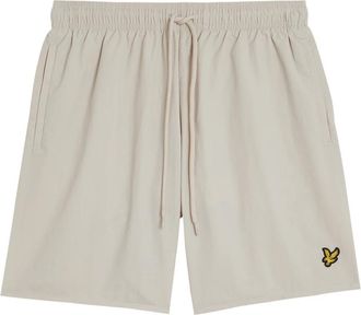 Lyle & Scott Badmode, Heren, Beige, L, Zwemkleding Plain Zwembroek