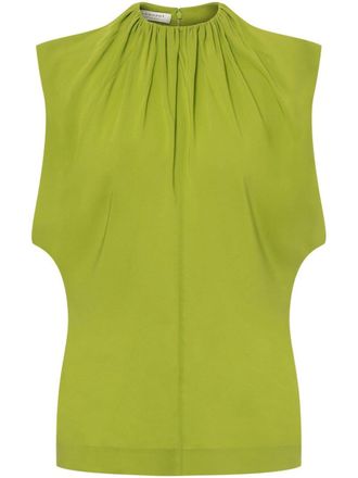 Philosophy di Lorenzo Serafini draped sleeveless top - Green