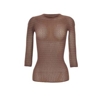 Wolford Daisy Net Top Long Sleeves