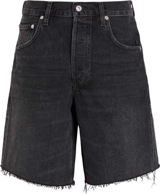 Citizens Of Humanity Citizens OF Humanity Ayla Frayed Denim Shorts - Black - 27 (W27 / UK8-10 / S)