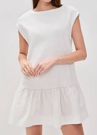 Free People Enya Mini Dress In White