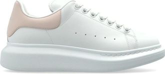 Alexander McQueen Leren Logo Sneakers - Dames - Sneakers - Wit - 39 1/2 EU - Leer - Schoenen