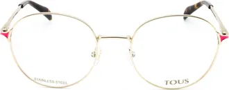 Tous VTO448 Round Metal Eyeglasses - Gold