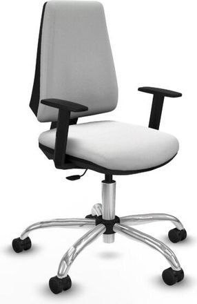 Piqueras y Crespo Piqueras Y Crespo - Elche Cp Bali Blanco Brazos 1d Base Cromada Ruedas Nailon 65mm