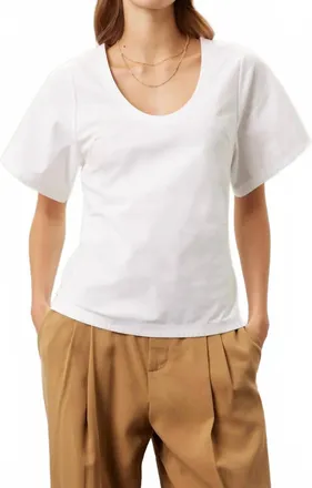 By Malene Birger Lunae T-Shirt In White