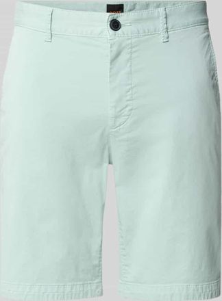 Boss Orange by Hugo Boss BOSS Orange Slim Fit Chinoshorts aus Baumwoll-mix in Mint, Gr&ouml;&szlig;e 30