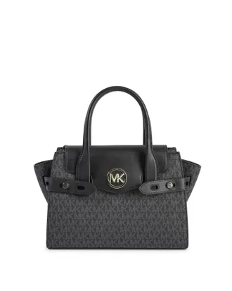 Michael Kors Black Pvc Satchel Womens Bag