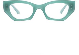 Ray-Ban Zena cat-eye-frame glasses - unisex - Acetate - 52 - Green