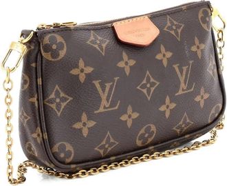 Louis Vuitton Multi Pochette Accessoires Monogram Canvas Small pouch - women - Fabric - One Size - Brown