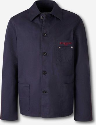 Givenchy Logo Cotton Overshirt