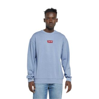 Levi's Heren Katoenen Crew Neck Regular Sweatshirt (Blauw)