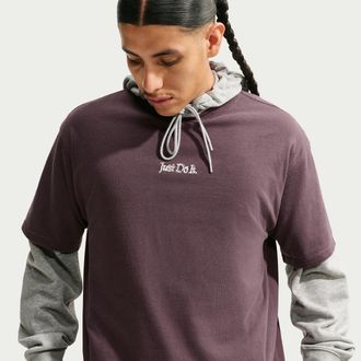 Nike Mens Nike Sportswear Premium Essentials T-Shirt in Purple | IM9343-502