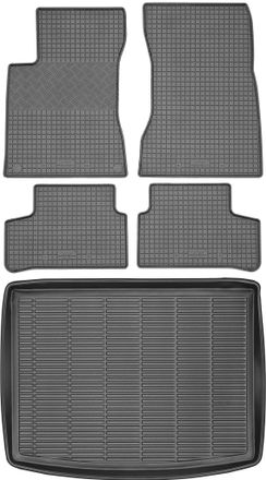 OEM Juego De Alfombrillas De Goma Para Coche Y Alfombrilla Para Maletero Para Mercedes Clase B W247 (a Partir De 2019)