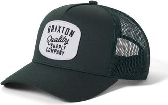 Brixton Hubal Curved Netplus Medium Profile Trucker Hat Cap f&uuml;r Herren | schwarz