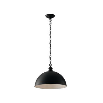 Netlighting Charleston Dome Bar Pendant Black White E27