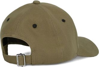 Karl Lagerfeld logo-embroidered cap - men - Recycled Cotton/Cotton - One Size - Green