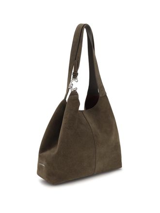 Coccinelle Womens C-Easy Large Shoulder Bag Fango-Fango Calf Leather Bos Taurus Fango/fango
