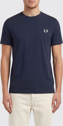 Fred Perry T-shirt in cotone con logo ricamato Fred Perry