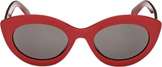 Pucci Zonnebrillen - Dames - Zonnebrillen - Rood - 53 MM - Accessoires