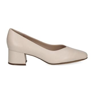 Caprice Schoenen, Dames, Beige, 38 EU, Leer, Elegante Beige Gesloten Formele Zakelijke Schoenen