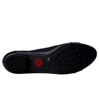 Marc Joseph New York Park Ave Flat Navy Nappa / Patent 4898-NN Womens