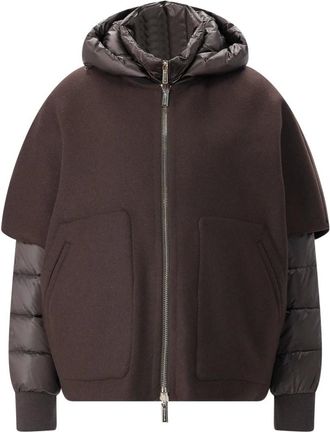 Moorer Giacca Pegaso CWR - - Knitwear - Donna - Marrone - M