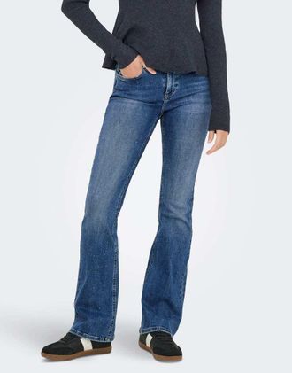 Only Jeans a zampa blu medio