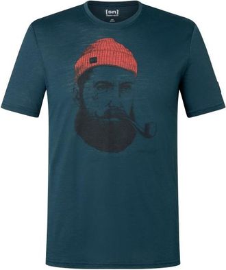 super.natural Sailor Tee Merinoshirt f&uuml;r Herren | blau