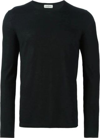 Le Kasha Kyoto Very Light Cashmere Top - Heren - Cashmere truien - Zwart - S - Kasjmier - Truien & Vesten