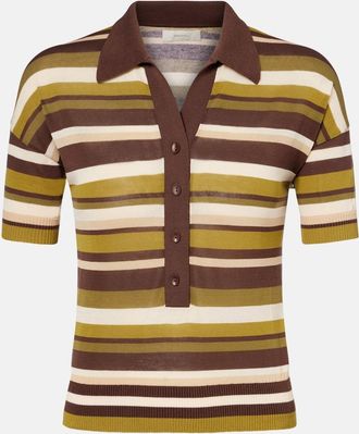 Faithfull The Brand Polo in misto cotone a righe