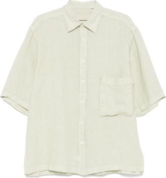 Costumein Camicia in lino - Verde