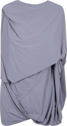 Entire studios Lycra Top met Zijvouw - Dames - Tops zonder mouwen - Grijs - L - Polyester - Tops